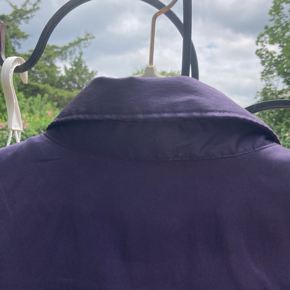 Express stretch - 13/14 purple button up short sleeve shirt - Picture 9 of 10